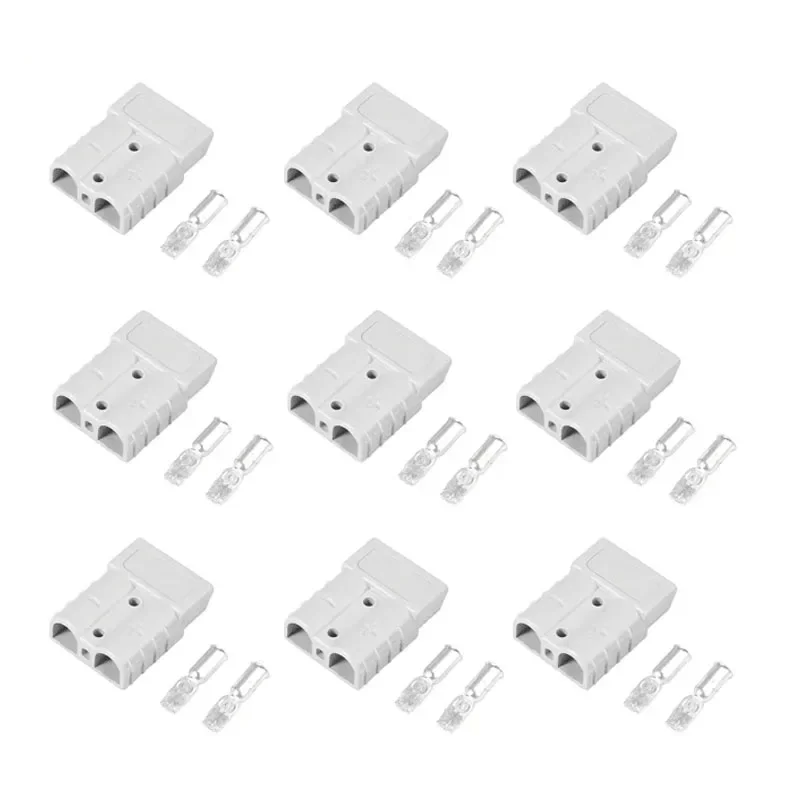 10 Pcs AC/DC 6-12AWG 50A 600V Plug Connectors for Anderson Style Plug Power Tool Solid Copper Terminals Plugs Electronic Parts
10 Pcs AC/DC 6-12AWG 50A 600V Plug Connectors for Anderson Style Plug Power Tool Solid Copper Terminals Plugs Electronic Parts
