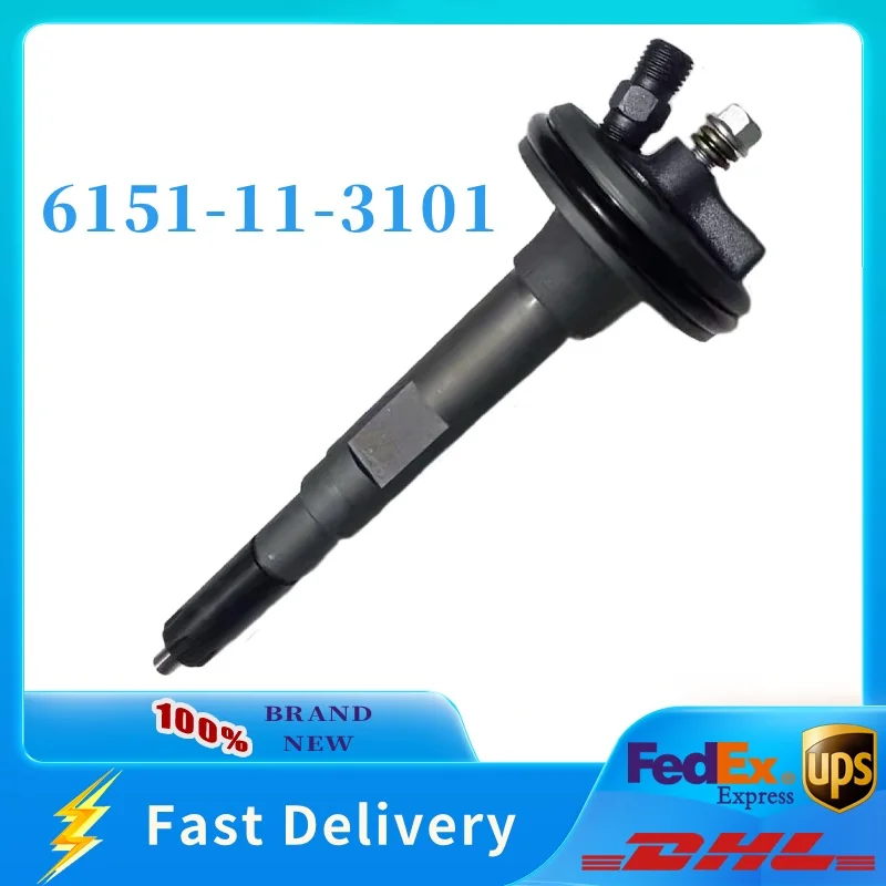 High Quality Diesel Fuel Injector 6151-11-3101 for S6D125 PC400-6 Injection Valves 6151113101
High Quality Diesel Fuel Injector 6151-11-3101 for S6D125 PC400-6 Injection Valves 6151113101
