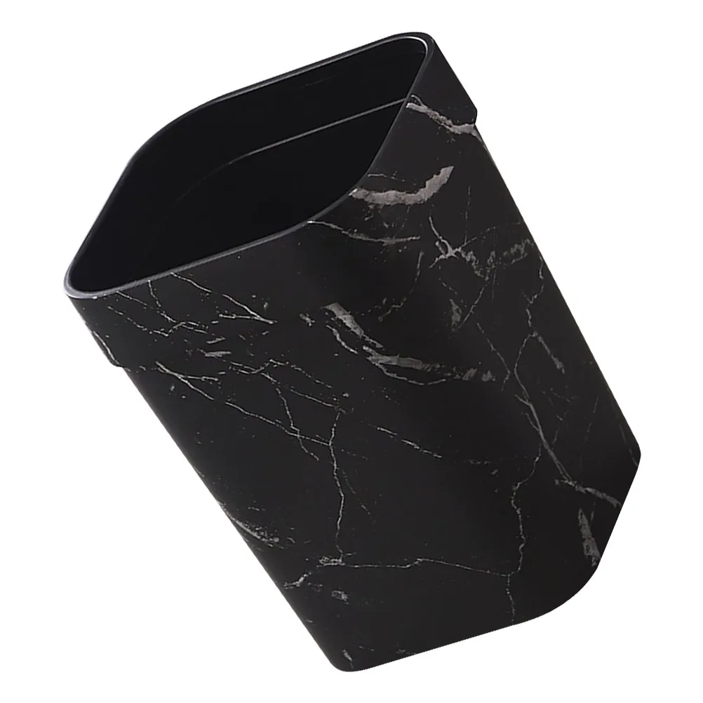 Marble Trash Can Bin Plastic Garbage Basket Small Bathroom Black Waste Office for Bedroom
Marble Trash Can Bin Plastic Garbage Basket Small Bathroom Black Waste Office for Bedroom