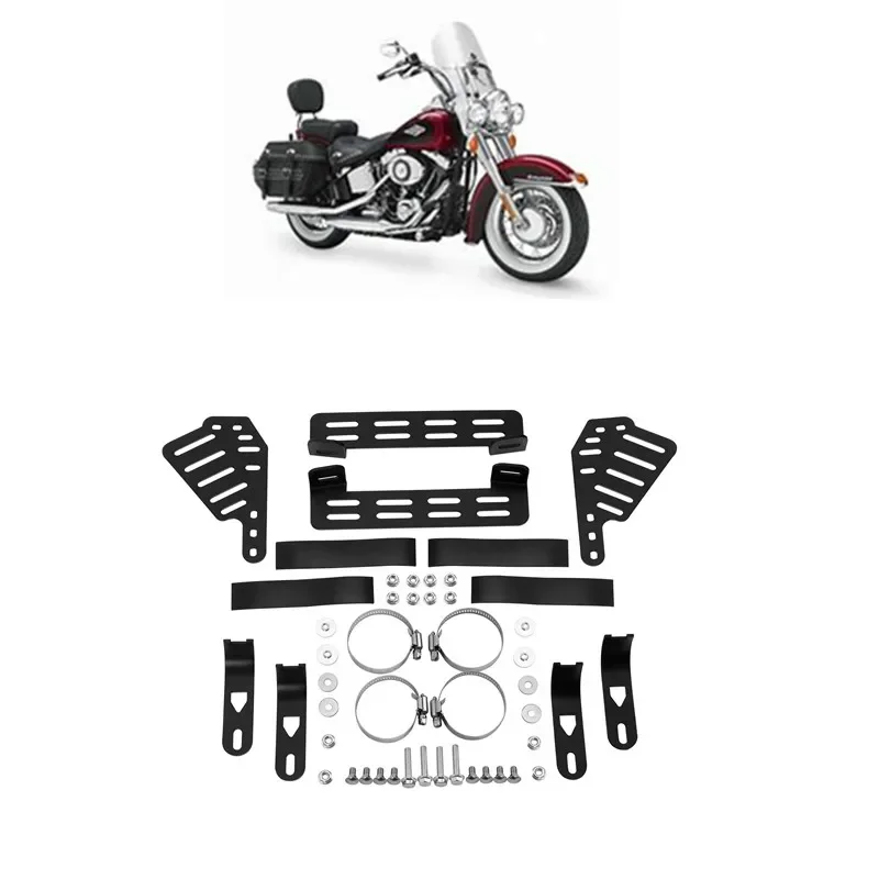 Motorcycle Acsessories Batwing Fairing Mounting Bracket For Harley Road King Softail Heritage FLST Motorbike
Motorcycle Acsessories Batwing Fairing Mounting Bracket For Harley Road King Softail Heritage FLST Motorbike
