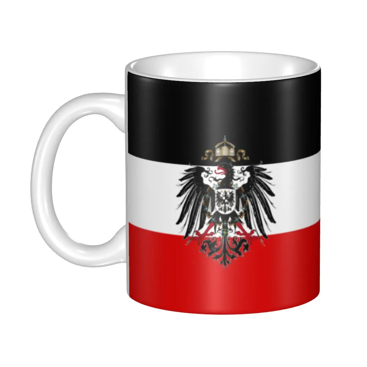German Empire Flag Germany Coffee Mugs DIY Customized Coat of Arms Ceramic Milk Tea Mug Cup
German Empire Flag Germany Coffee Mugs DIY Customized Coat of Arms Ceramic Milk Tea Mug Cup