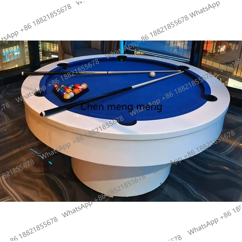 Round pool table American, marble, multi-functional commercial bar entertainment custom table
Round pool table American, marble, multi-functional commercial bar entertainment custom table