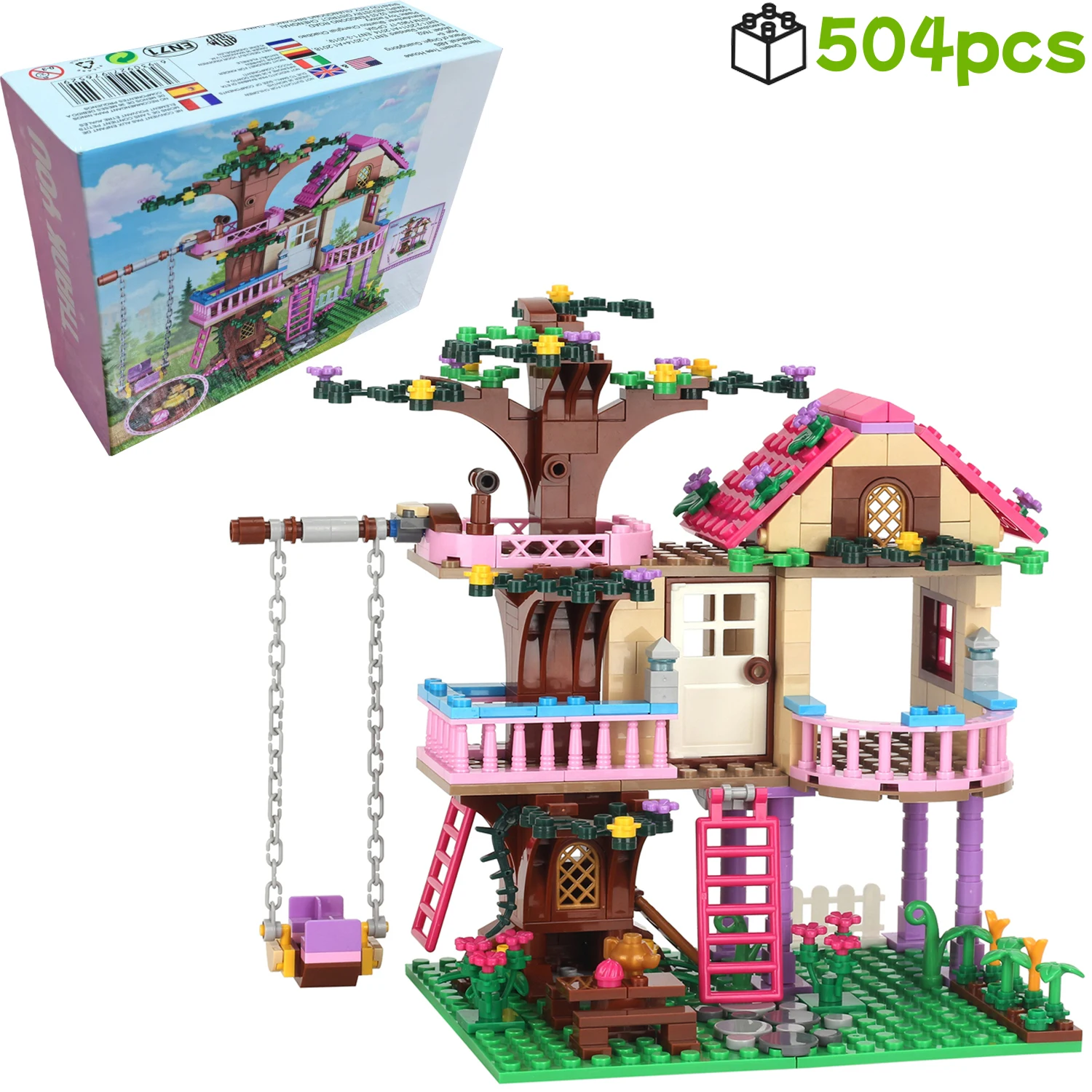 FUNXINEE NEW Building Blocks Treehouse, 504Pcs Fantasy Architecture Bricks Model, Creative DIY Toy Girls Children Day Gift
FUNXINEE NEW Building Blocks Treehouse, 504Pcs Fantasy Architecture Bricks Model, Creative DIY Toy Girls Children Day Gift