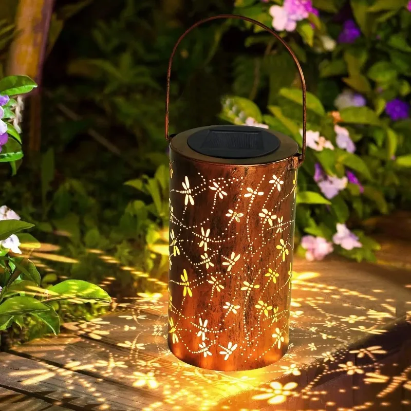 1PC Waterproof Solar Dragonfly Lantern Warm White LED Metal Hanging Lamp Outdoor Ornament for Garden Yard Patio Walkway Use
1PC Waterproof Solar Dragonfly Lantern Warm White LED Metal Hanging Lamp Outdoor Ornament for Garden Yard Patio Walkway Use
