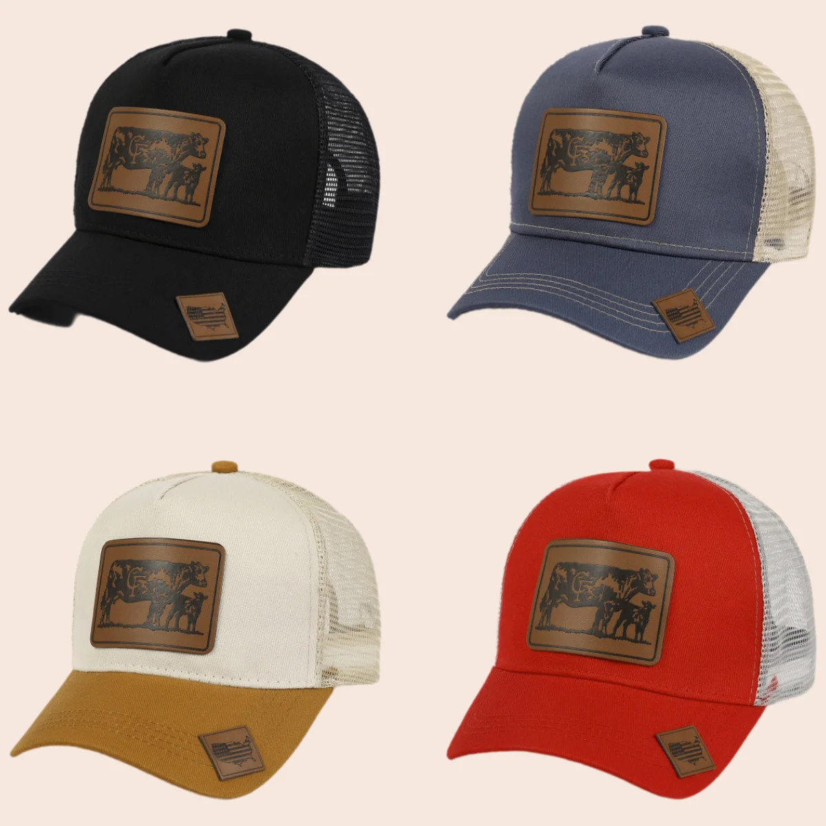 Cow Print Baseball Cap Outdoor Sport Travel Sunshade Hat for Women Men Breathable Lightweight Fashion Street Hip Hop Mesh Cap
Cow Print Baseball Cap Outdoor Sport Travel Sunshade Hat for Women Men Breathable Lightweight Fashion Street Hip Hop Mesh Cap