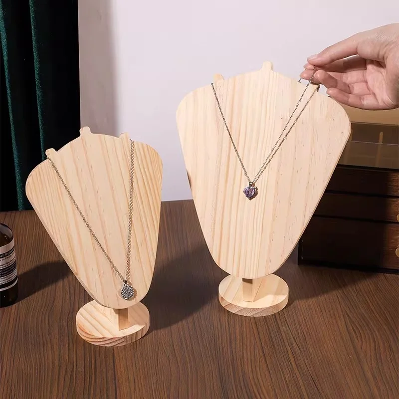 New Assemble Wood Pendant Jewelry Accessories Bracelet Necklace Display Stand High-end Touching Portrait Model Counter
New Assemble Wood Pendant Jewelry Accessories Bracelet Necklace Display Stand High-end Touching Portrait Model Counter