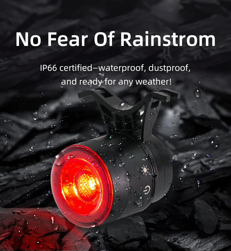 Wide Angle Bike Light 800mAh USB Charging Light Emitting Diode Tail Light Wake Up Night Safety Flash IP66 Bike Waterproof Tail
Wide Angle Bike Light 800mAh USB Charging Light Emitting Diode Tail Light Wake Up Night Safety Flash IP66 Bike Waterproof Tail