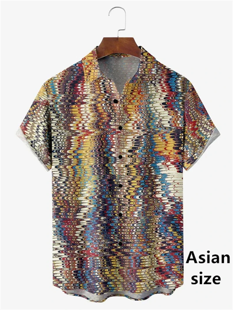 Vintage Men Shirts 3D Ethnic Pattern Printed Short Sleeve Top Fashion Casual Retro Button Lapel Hawaiian Shirt Summer Streetwear
Vintage Men Shirts 3D Ethnic Pattern Printed Short Sleeve Top Fashion Casual Retro Button Lapel Hawaiian Shirt Summer Streetwear