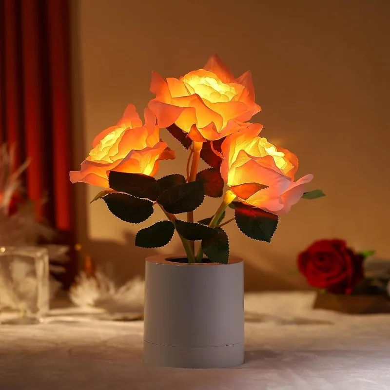 Беспроводная сенсорная лампа с розовым цветком розы, светодиодные искусственные цветы, подарки для нее, жены, подруги, маленькая настольная лампа, ночник
Беспроводная сенсорная лампа с розовым цветком розы, светодиодные искусственные цветы, подарки для нее, жены, подруги, маленькая настольная лампа, ночник