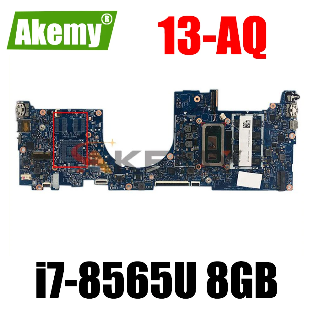 For HP 13-AQ Laptop Motherboard 18744-1 L53413-601 L53411-601 i5 i7 8/10th Gen RAM 8G MX150 2G Tested OK
For HP 13-AQ Laptop Motherboard 18744-1 L53413-601 L53411-601 i5 i7 8/10th Gen RAM 8G MX150 2G Tested OK