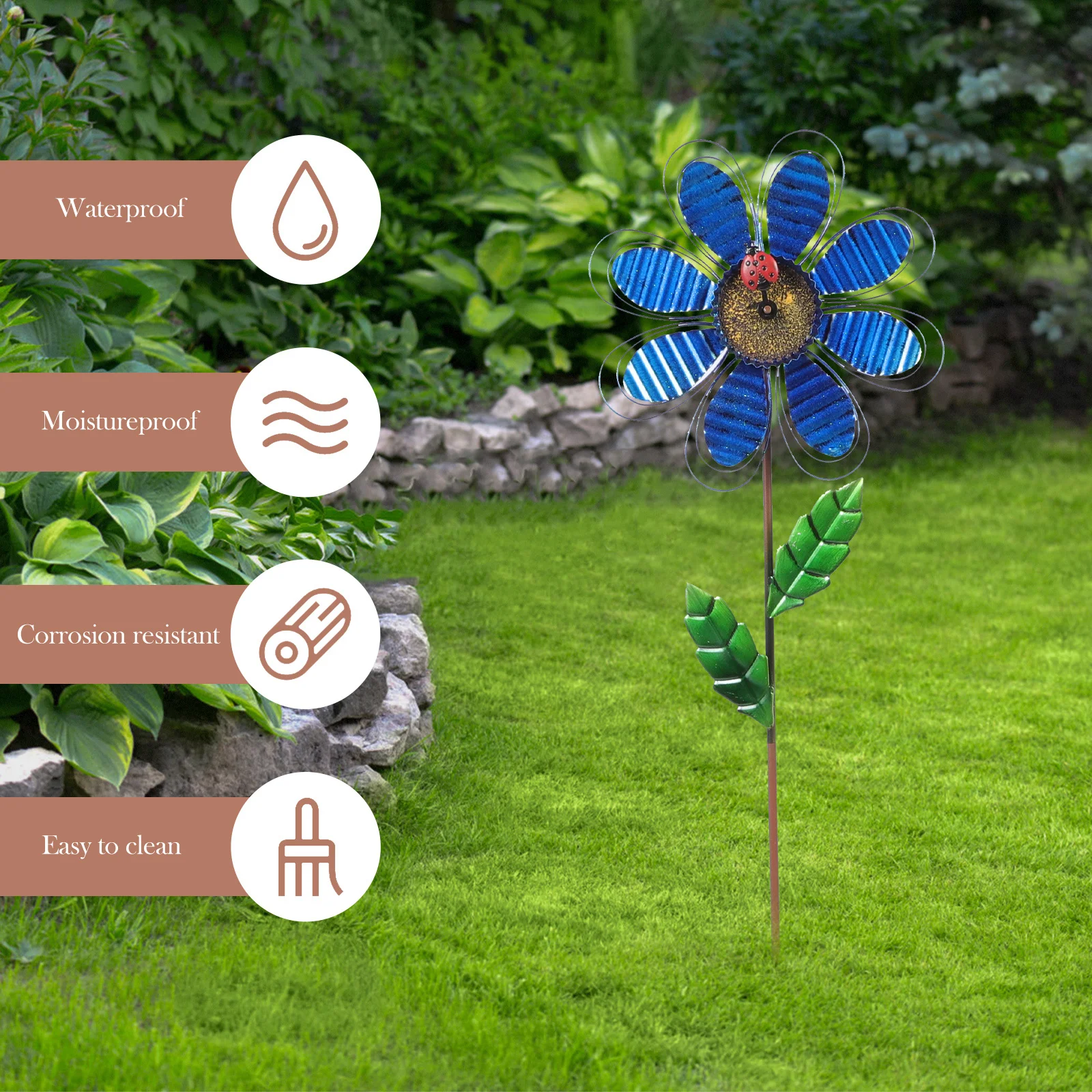 1pcs Metal Flower Windmill Iron Art Rotating Garden Decorative Pinwheel Outdoor Courtyard Adornment Rust-Resistant Decoration
1pcs Metal Flower Windmill Iron Art Rotating Garden Decorative Pinwheel Outdoor Courtyard Adornment Rust-Resistant Decoration