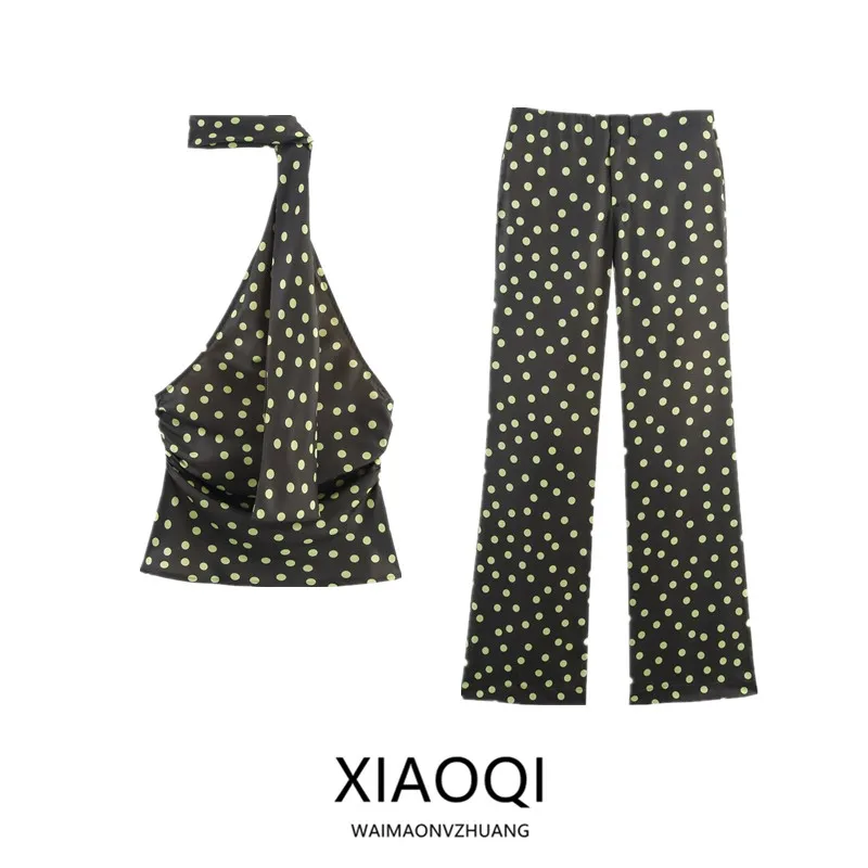 Fall 2025 New Women's Faion Set Scarf-Sle Ne Hanging Top Long Pants Design Sensation Two-Piece Suit European Sle
Fall 2025 New Women's Faion Set Scarf-Sle Ne Hanging Top Long Pants Design Sensation Two-Piece Suit European Sle