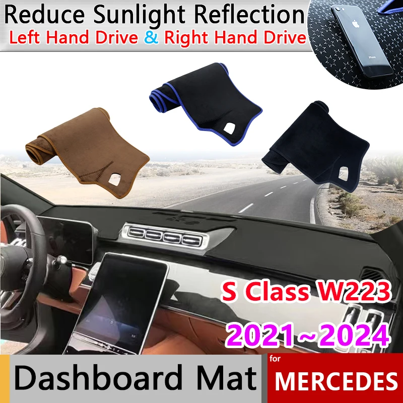 Для Mercedes Benz S Class W223 580 680 450 2021 ~ 2024 Подкладка Нескользящий коврик Накладка на приборную панель Накладка Солнцезащитный козырек Dashmat Ковровые аксессуары
Для Mercedes Benz S Class W223 580 680 450 2021 ~ 2024 Подкладка Нескользящий коврик Накладка на приборную панель Накладка Солнцезащитный козырек Dashmat Ковровые аксессуары