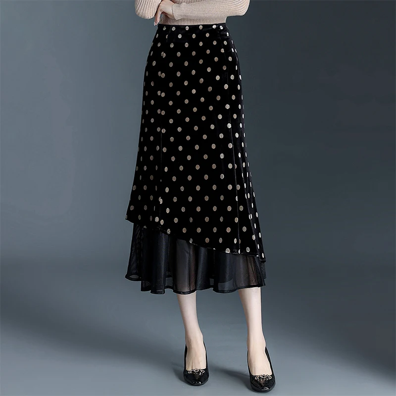 Золотистая бархатная юбка-русалка миди для женщин, осенне-зимняя, с завышенной талией, облегающая, стройнящая, от aa Commute Sle
Золотистая бархатная юбка-русалка миди для женщин, осенне-зимняя, с завышенной талией, облегающая, стройнящая, от aa Commute Sle