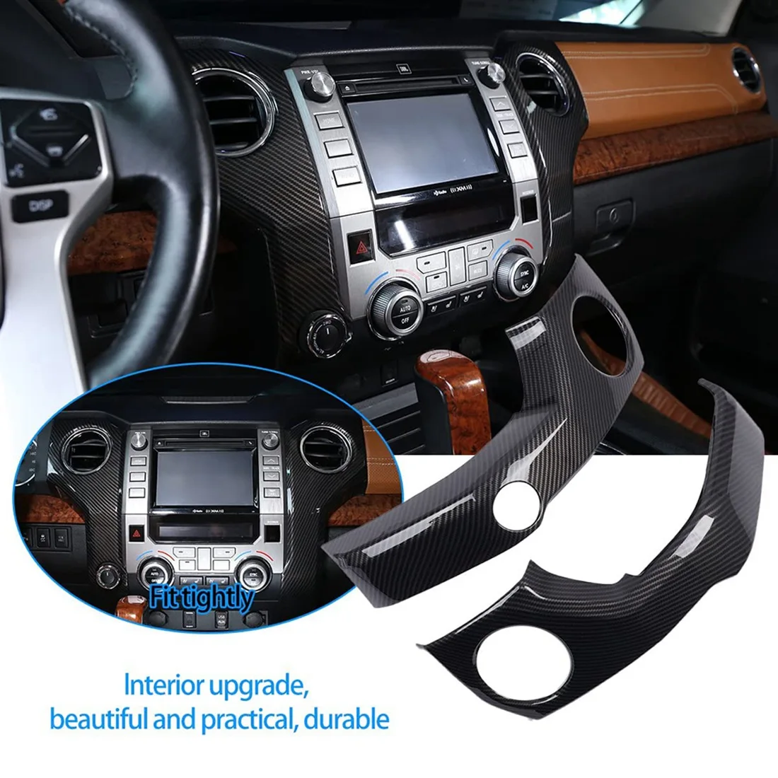 Center Console Air Conditioning Outlet Panel Decorative Frame For Toyota - 2014-2020, ABS Carbon Fiber
Center Console Air Conditioning Outlet Panel Decorative Frame For Toyota - 2014-2020, ABS Carbon Fiber