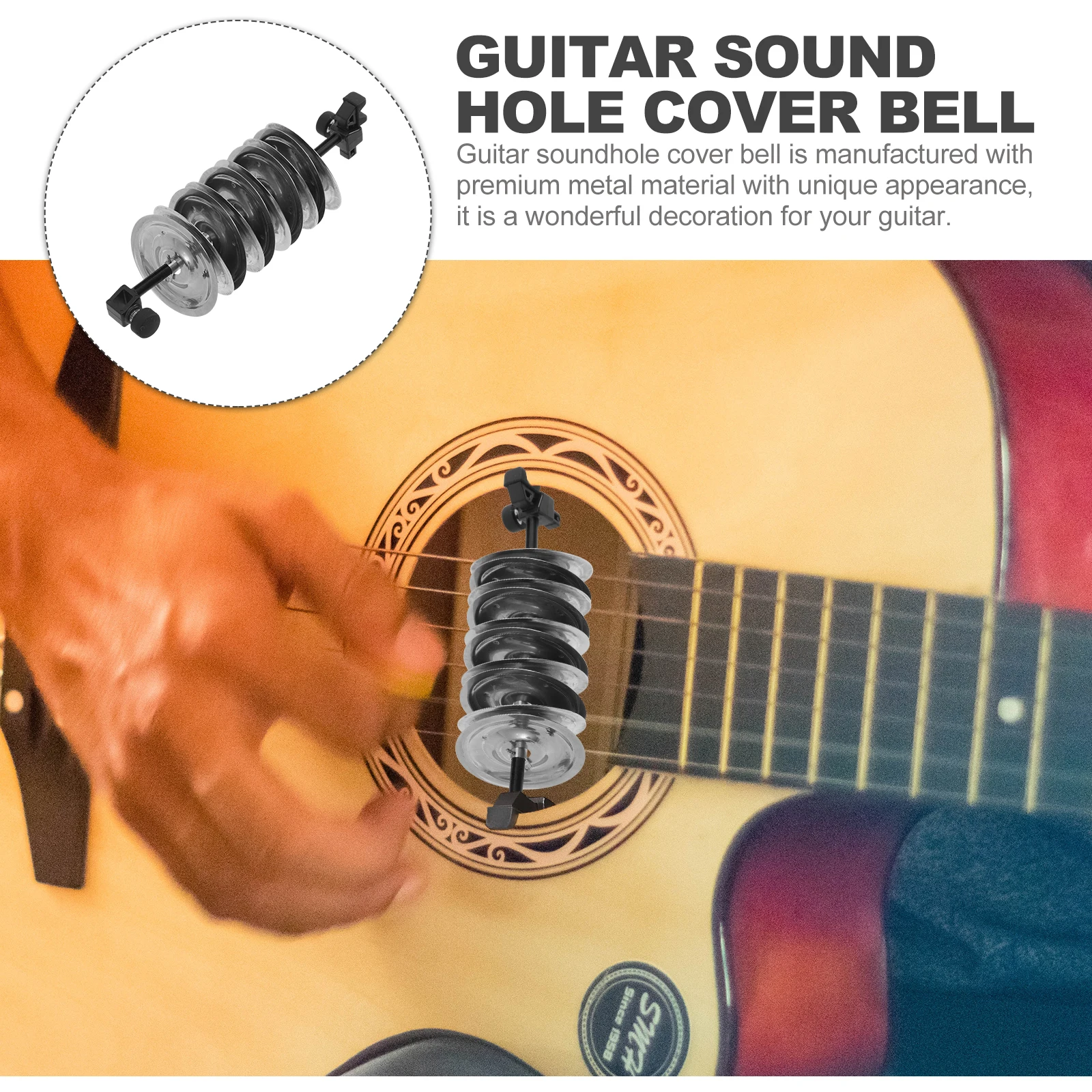 Guitar Ringtone Supply Part Sound Hole Cover Metal Parts and Accessories Supplies
Guitar Ringtone Supply Part Sound Hole Cover Metal Parts and Accessories Supplies