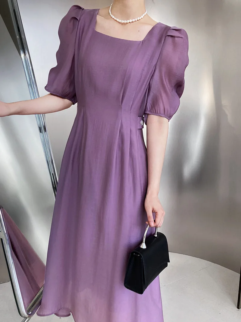 2023 Harajuku Summer Dress Women Elegant Solid Dress Puff Sleeve Vestidos Femme Casual A-Line Tencel Dress Party High Quality
2023 Harajuku Summer Dress Women Elegant Solid Dress Puff Sleeve Vestidos Femme Casual A-Line Tencel Dress Party High Quality