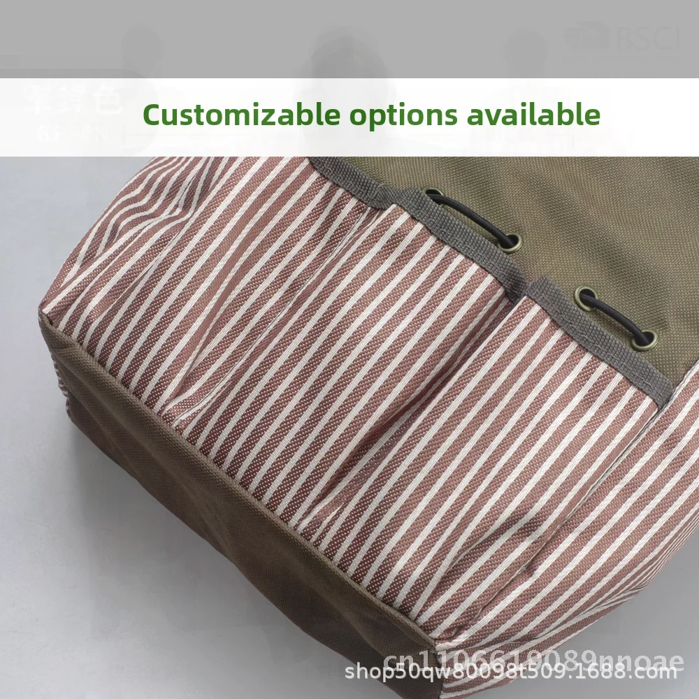 Large-Capacity Oxford Cloth Gardening Storage Bag Waterproof Multi-Functional Apron with Inner Sea-Driving Tools Pocket for
Large-Capacity Oxford Cloth Gardening Storage Bag Waterproof Multi-Functional Apron with Inner Sea-Driving Tools Pocket for