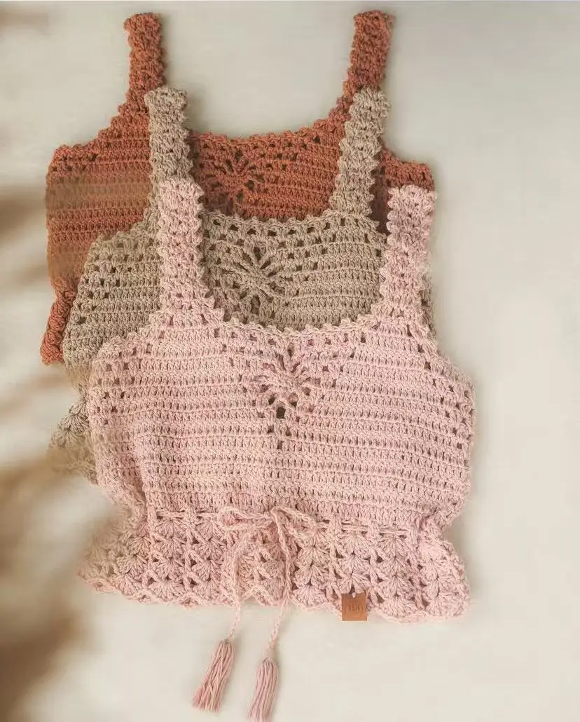 Versatile camisole hollow out small sweater knitted vest women's short style sexy slimming women's style fashionable sleeveless
Versatile camisole hollow out small sweater knitted vest women's short style sexy slimming women's style fashionable sleeveless