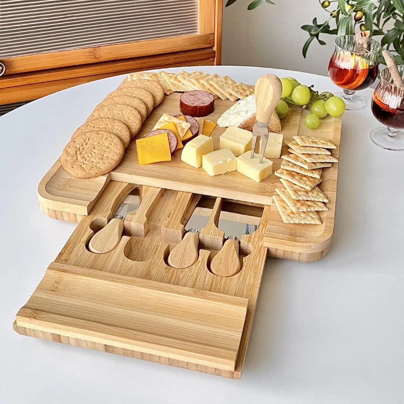 Cheese Plate Suit Snack Plate Platter Bread Board Fruit Dessert Tray Western Food Outdoor Portable Cheese Plate
Cheese Plate Suit Snack Plate Platter Bread Board Fruit Dessert Tray Western Food Outdoor Portable Cheese Plate