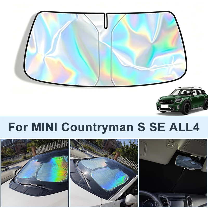 Foldable Front Windshield Sun Shade For MINI Countryman S SE ALL4 UV Reflective Sun Protection Cover Car Interior Accessories
Foldable Front Windshield Sun Shade For MINI Countryman S SE ALL4 UV Reflective Sun Protection Cover Car Interior Accessories