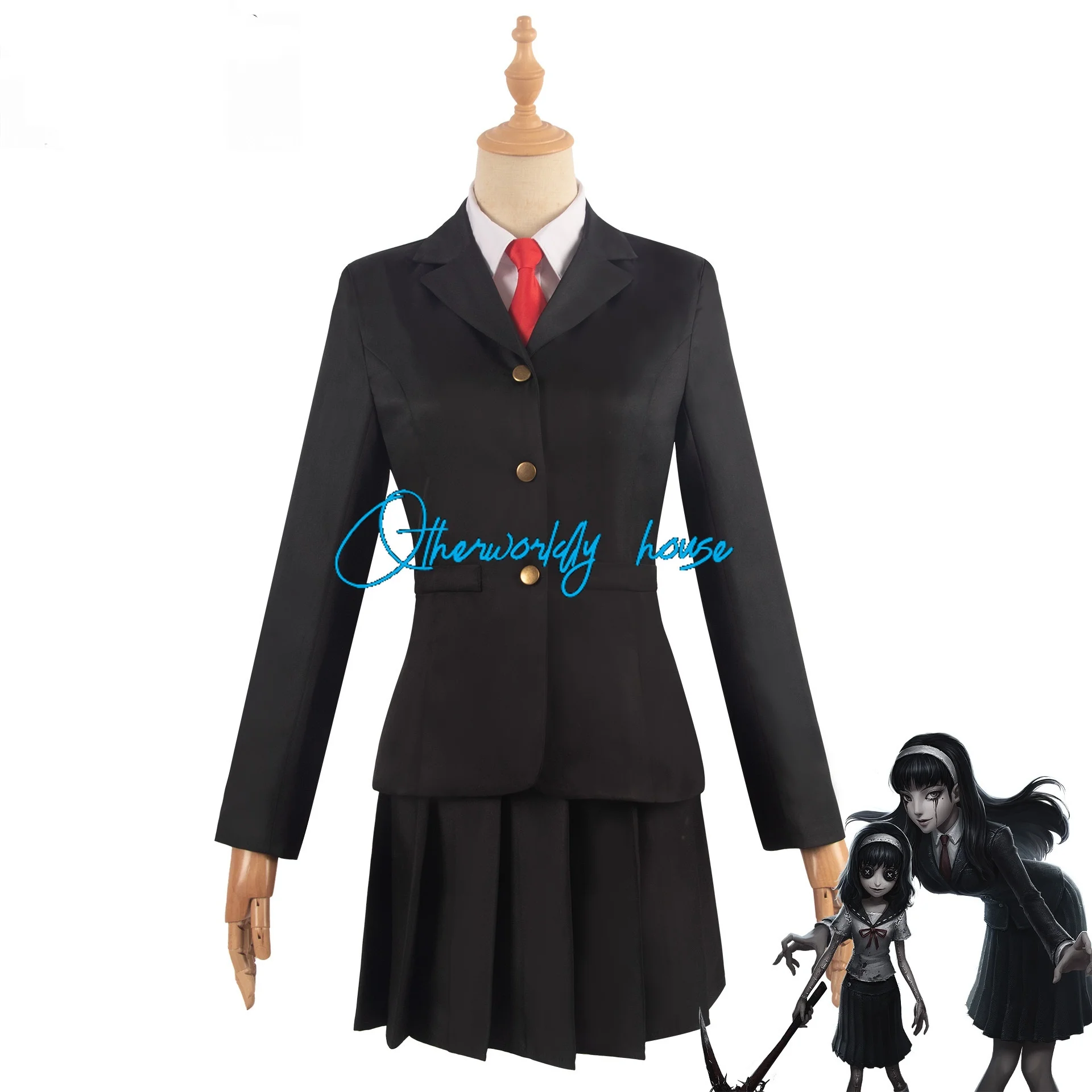 Identity V Cosplay Dream Witch Believer Black Skirt Uniform Kawakami Tomie Cosplay Costume Women's Suit
Identity V Cosplay Dream Witch Believer Black Skirt Uniform Kawakami Tomie Cosplay Costume Women's Suit