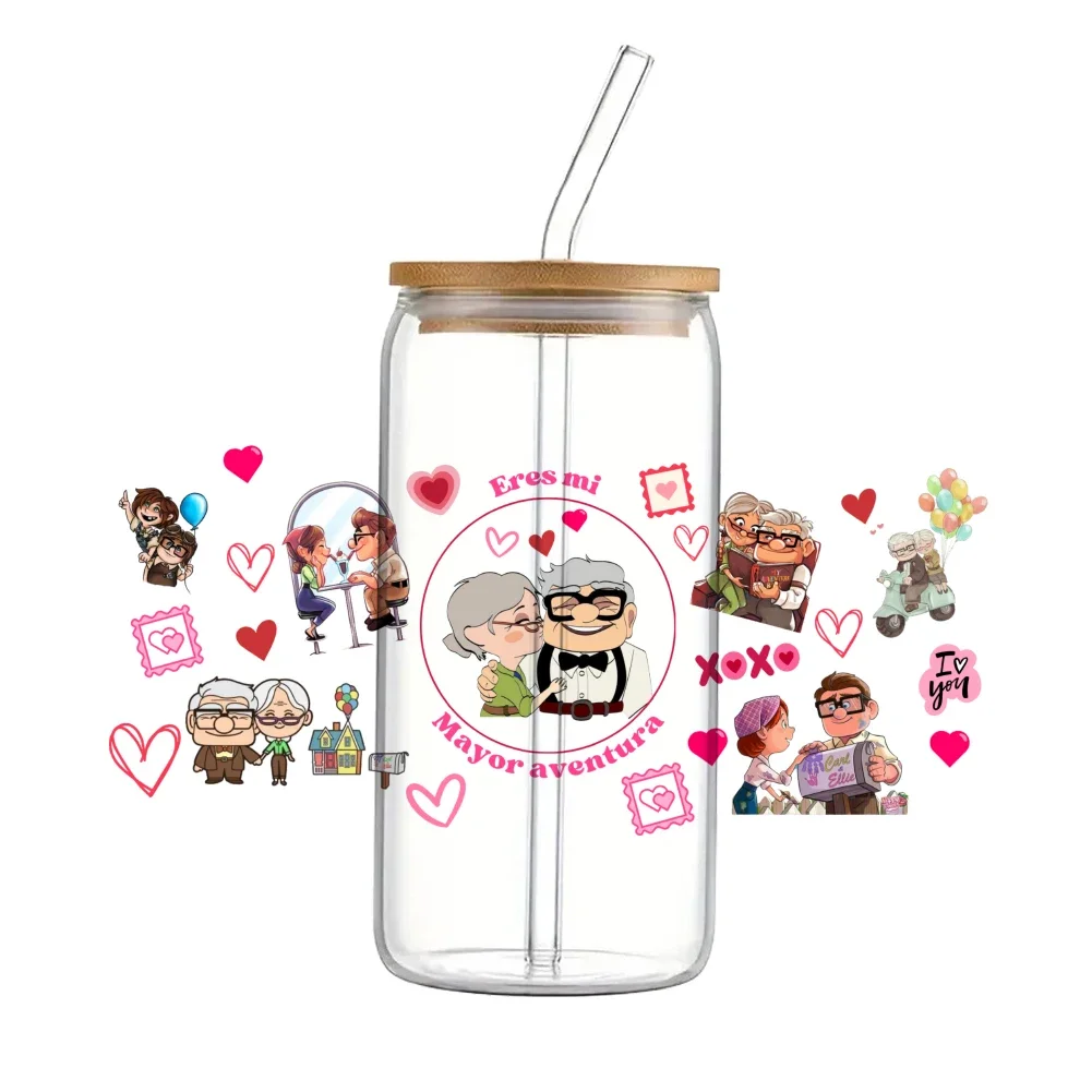 Disney Cartoon Up Movie Pattern UV DTF Transfer Sticker Waterproof Transfers Decals For 16oz Glass Cup Wrap Stickers
Disney Cartoon Up Movie Pattern UV DTF Transfer Sticker Waterproof Transfers Decals For 16oz Glass Cup Wrap Stickers