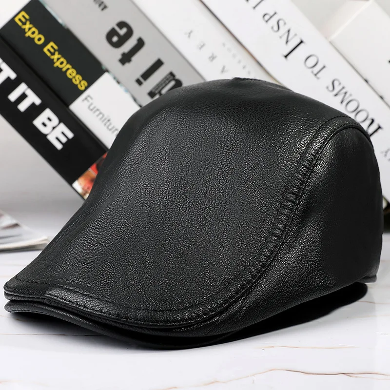 X7036 Adult Genuine Leather Beret Sheepskin Joker Cap Outdoor Leather Hats British Beret Men Genuine Leather Flat Cap
X7036 Adult Genuine Leather Beret Sheepskin Joker Cap Outdoor Leather Hats British Beret Men Genuine Leather Flat Cap