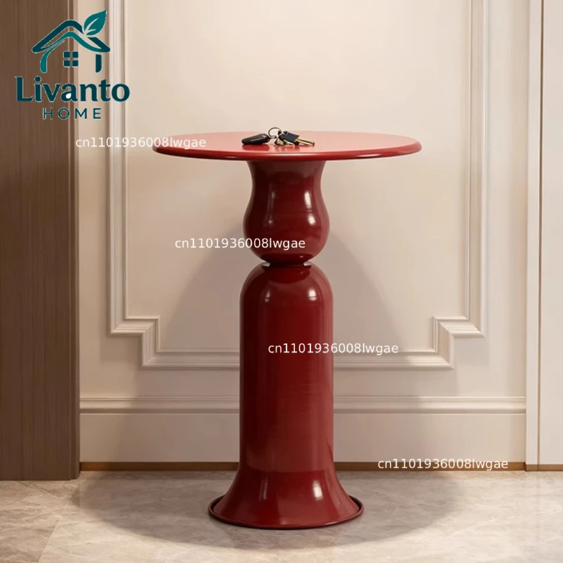 Italian Light Luxury Coffee Table Creative Red Round Metal Table Nordic Minimalist Living Room Furniture Bedroom Bed Side Table
Italian Light Luxury Coffee Table Creative Red Round Metal Table Nordic Minimalist Living Room Furniture Bedroom Bed Side Table