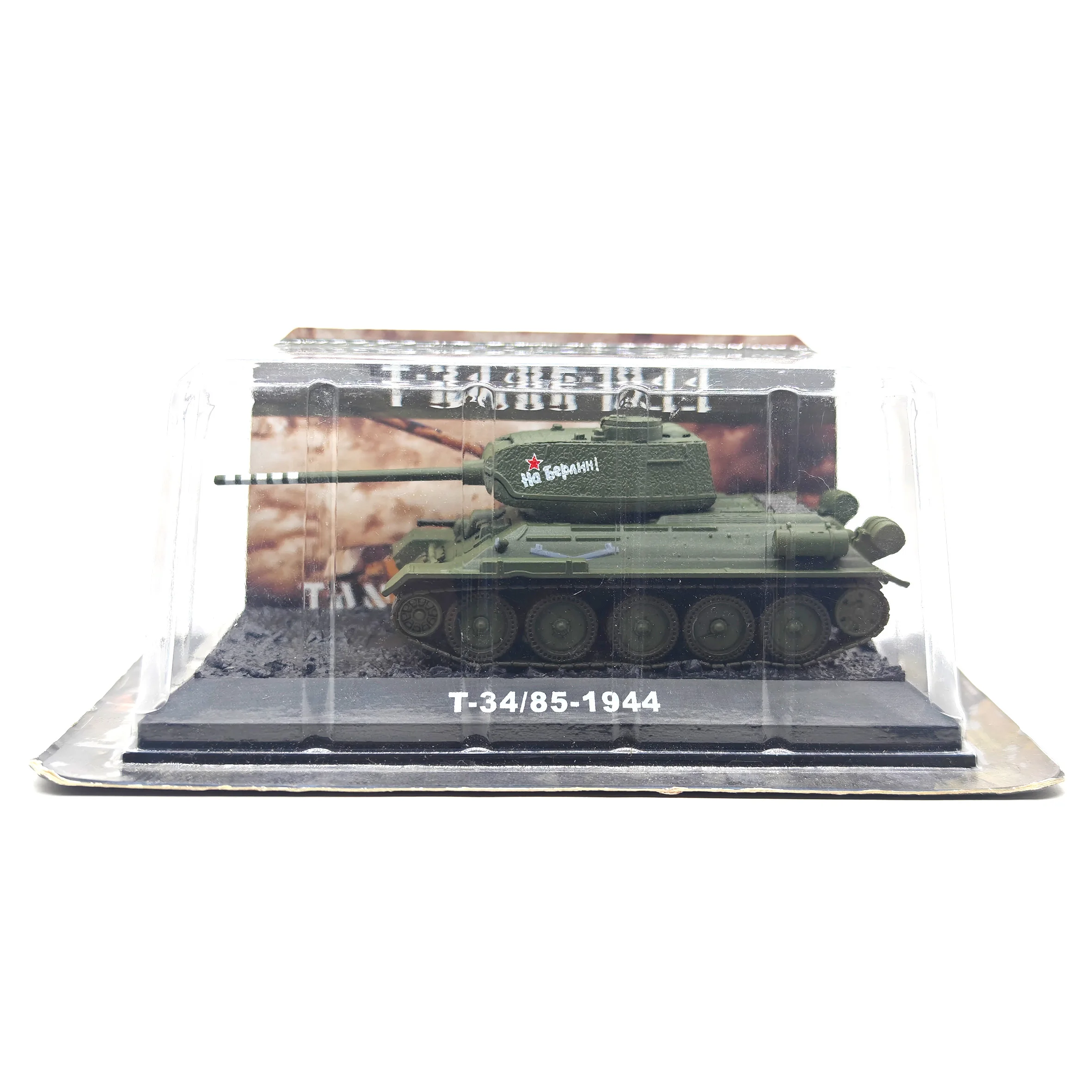 Spot 1:72 Soviet T-34/85 tank model 1944 static finished model (out of print)
Spot 1:72 Soviet T-34/85 tank model 1944 static finished model (out of print)