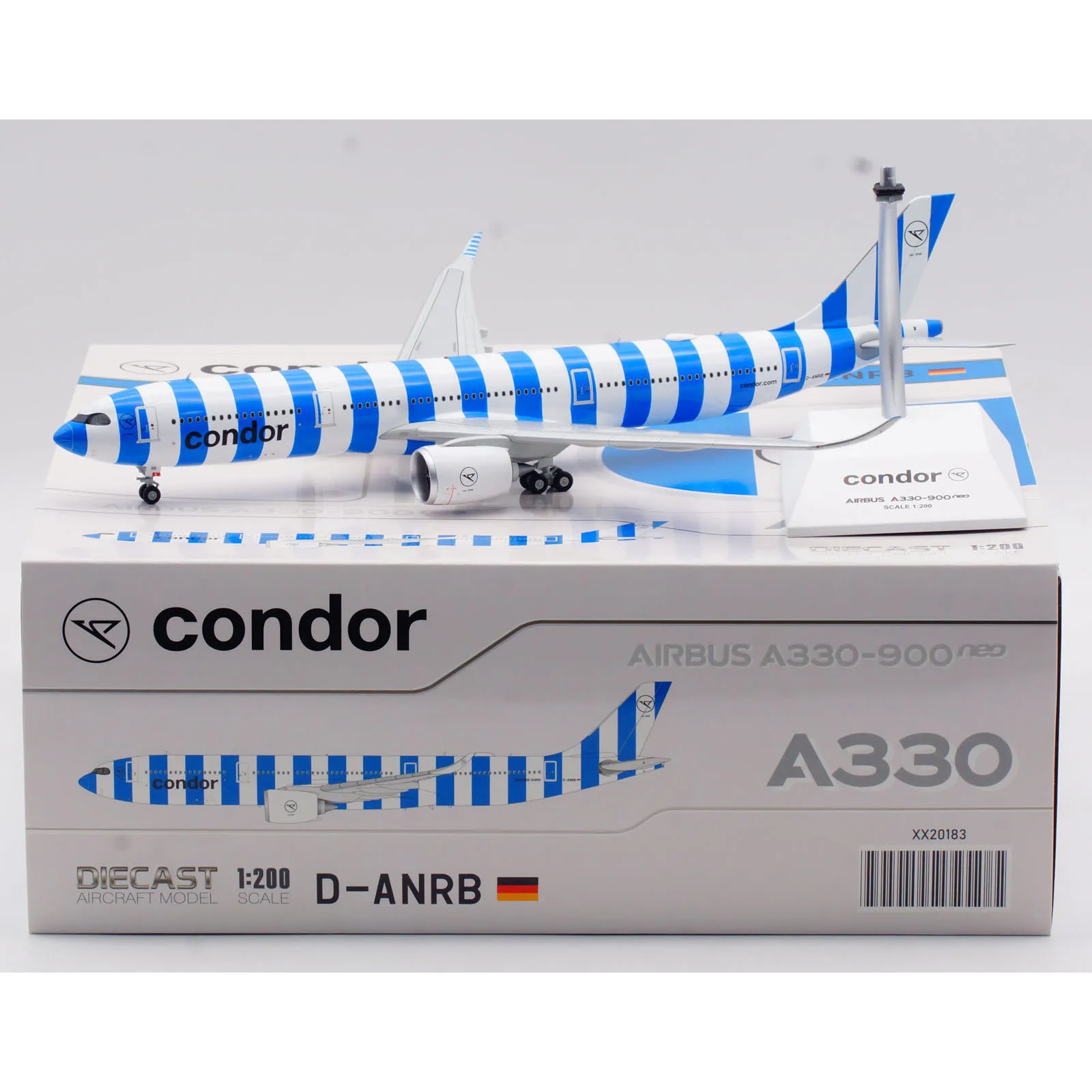 XX20183 Alloy Collectible Plane Gift JC Wings 1:200 Condor Airlines Airbus A330-900neo Diecast Aircraft Jet Model D-ANRB
XX20183 Alloy Collectible Plane Gift JC Wings 1:200 Condor Airlines Airbus A330-900neo Diecast Aircraft Jet Model D-ANRB