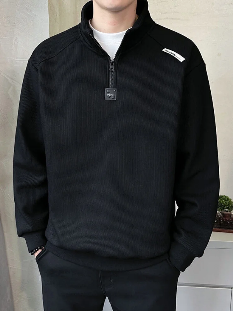Мужская толстовка на молнии с воротником-стойкой в американском стиле, весна-осень, повседневная, удобная, с длинным рукавом
Мужская толстовка на молнии с воротником-стойкой в американском стиле, весна-осень, повседневная, удобная, с длинным рукавом