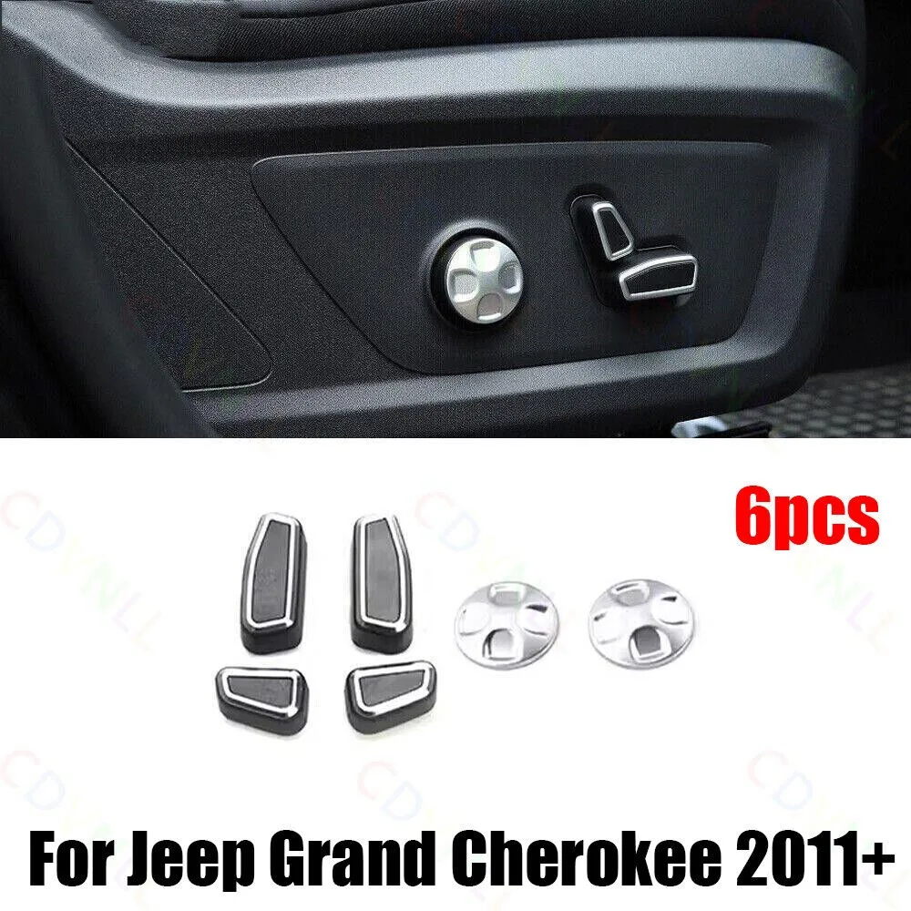 Накладка переключателя кнопки регулировки сиденья для Jeep Grand Cherokee 2011+, матовое серебро
Накладка переключателя кнопки регулировки сиденья для Jeep Grand Cherokee 2011+, матовое серебро
