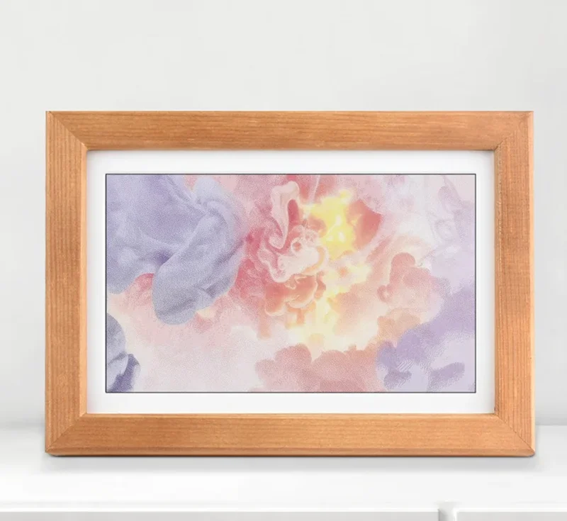 WS 7.3 Inch E-Paper Display ACeP 7-Color E-Ink Screen Module With Solid Wood Photo Frame Ultra-Long Standby 800x480