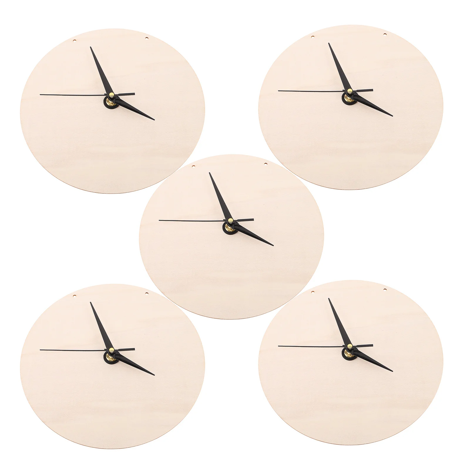 5set Blank Wooden Dial Kit Round Diy Face For Home Decor Silent Movement Parts Kids Craft Clock Making Set - Wall Hanging
5set Blank Wooden Dial Kit Round Diy Face For Home Decor Silent Movement Parts Kids Craft Clock Making Set - Wall Hanging