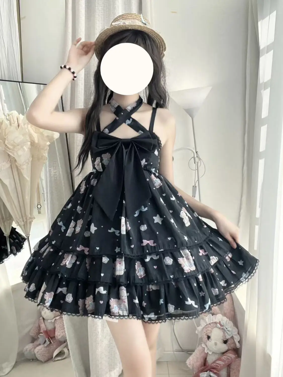 Summer JSK Cute Suspender Dress Lolita Solid Kawaii Lolita Retro Soft Girl Tea Party JSK Cartoon Print Sleeveless Dress
Summer JSK Cute Suspender Dress Lolita Solid Kawaii Lolita Retro Soft Girl Tea Party JSK Cartoon Print Sleeveless Dress