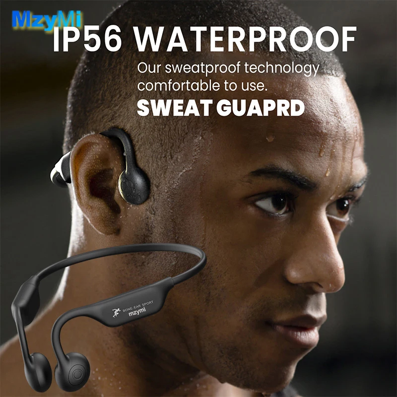 MZYMI A18 Bone Conduction Earphones Bluetooth Wireless Headset Outdoor Sports Running IP56 Waterproof Headphone Halter Earbuds
MZYMI A18 Bone Conduction Earphones Bluetooth Wireless Headset Outdoor Sports Running IP56 Waterproof Headphone Halter Earbuds