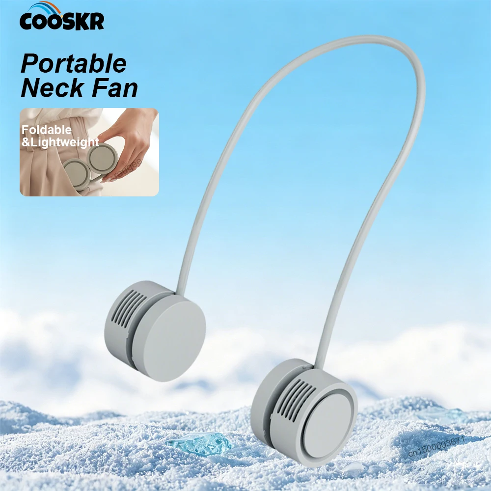 Portable Hanging Neck Fan USB Rechargeable Air Cooling Fan Mini Bladeless Personal Fan for Outdoor Travel Student Electric Fan
Portable Hanging Neck Fan USB Rechargeable Air Cooling Fan Mini Bladeless Personal Fan for Outdoor Travel Student Electric Fan