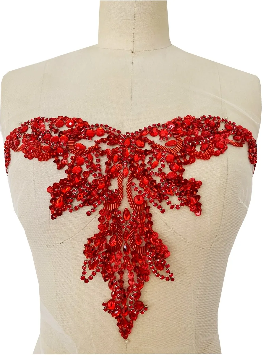 Hand-Stitched Sequins Crystal Applique Beaded Tulle Lace Collar Trim DIY Costume Embellishments Prom Evening Dress Accerssories
Hand-Stitched Sequins Crystal Applique Beaded Tulle Lace Collar Trim DIY Costume Embellishments Prom Evening Dress Accerssories