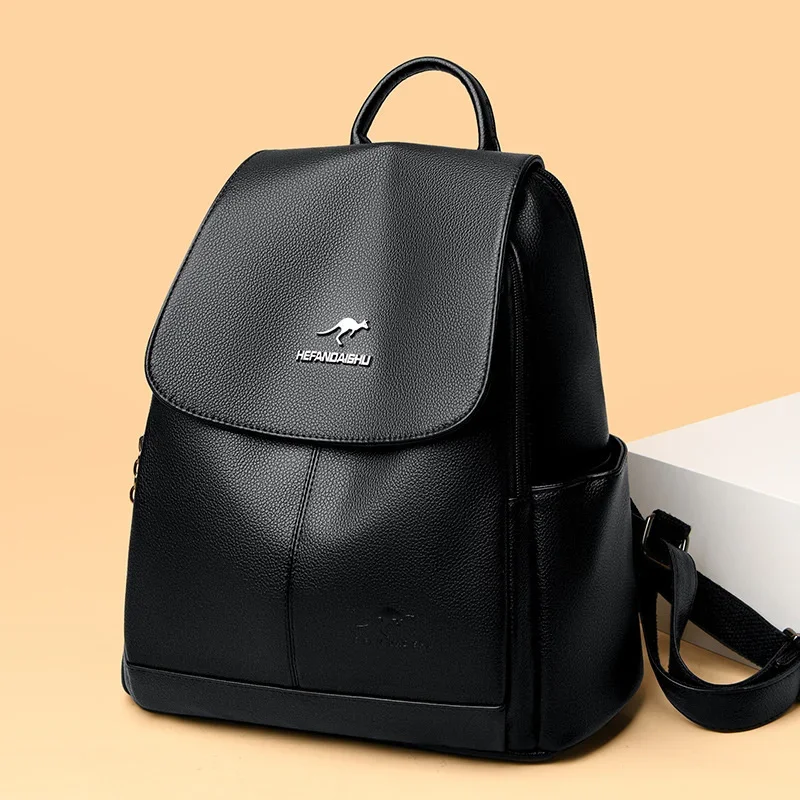 TRAVEASY Brand Luxury Brand Designer Style Women Backpacks Soft Leather School Bags Large Capacity Solid Color Casual Backpacks
TRAVEASY Brand Luxury Brand Designer Style Women Backpacks Soft Leather School Bags Large Capacity Solid Color Casual Backpacks