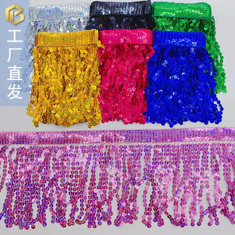 21 Colors 16cm Belt Sequin Tassel Trim Latin Dance Costume Accessory Stage Performance Sparkly Sewing Embellishment DIY Material
21 Colors 16cm Belt Sequin Tassel Trim Latin Dance Costume Accessory Stage Performance Sparkly Sewing Embellishment DIY Material