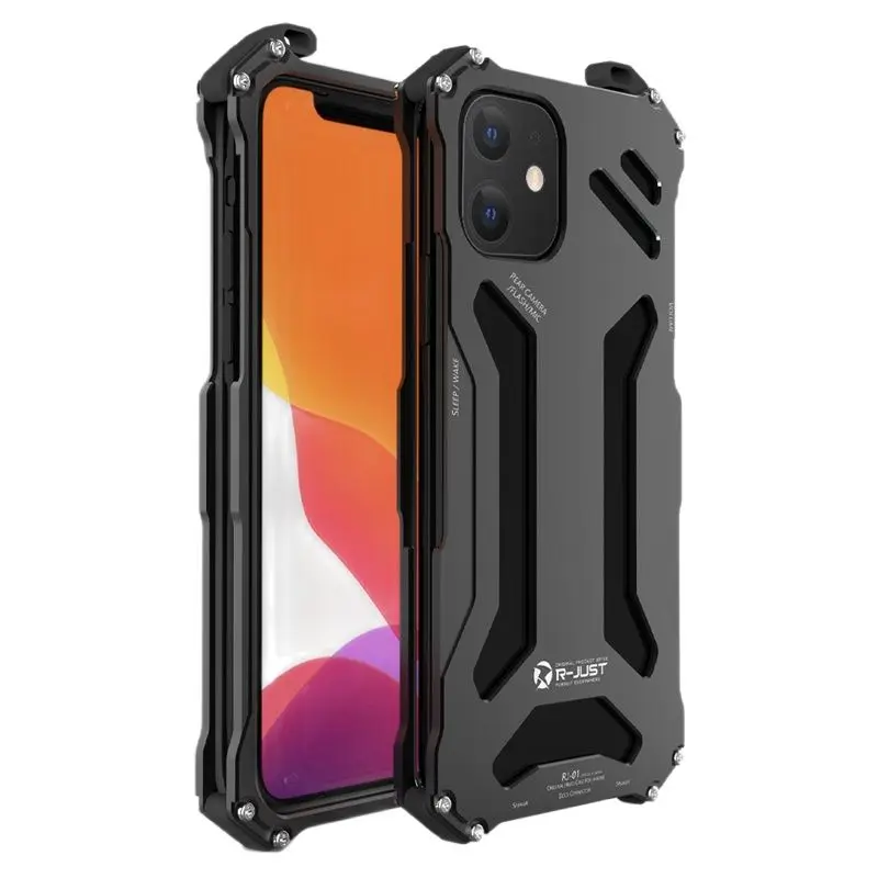Роскошный чехол для Iphone 12 11 Pro Max, Алюминиевый металлический сверхпрочный бронированный чехол для Iphone X Xs Max, противоударный ударопрочный бампер с защитой от падения и рамкой
Роскошный чехол для Iphone 12 11 Pro Max, Алюминиевый металлический сверхпрочный бронированный чехол для Iphone X Xs Max, противоударный ударопрочный бампер с защитой от падения и рамкой