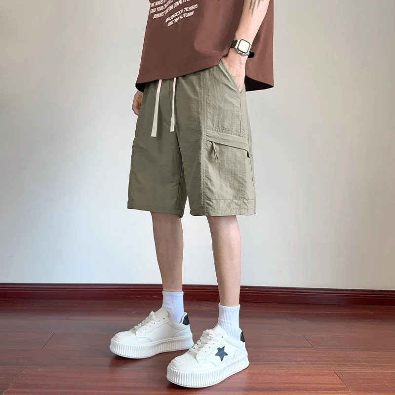 2025 Workwear Zipper Multi Pocket Shorts Men's Summer Breathable Thin Shorts Quick Drying Five Point Casual Pants Mid Pants
2025 Workwear Zipper Multi Pocket Shorts Men's Summer Breathable Thin Shorts Quick Drying Five Point Casual Pants Mid Pants