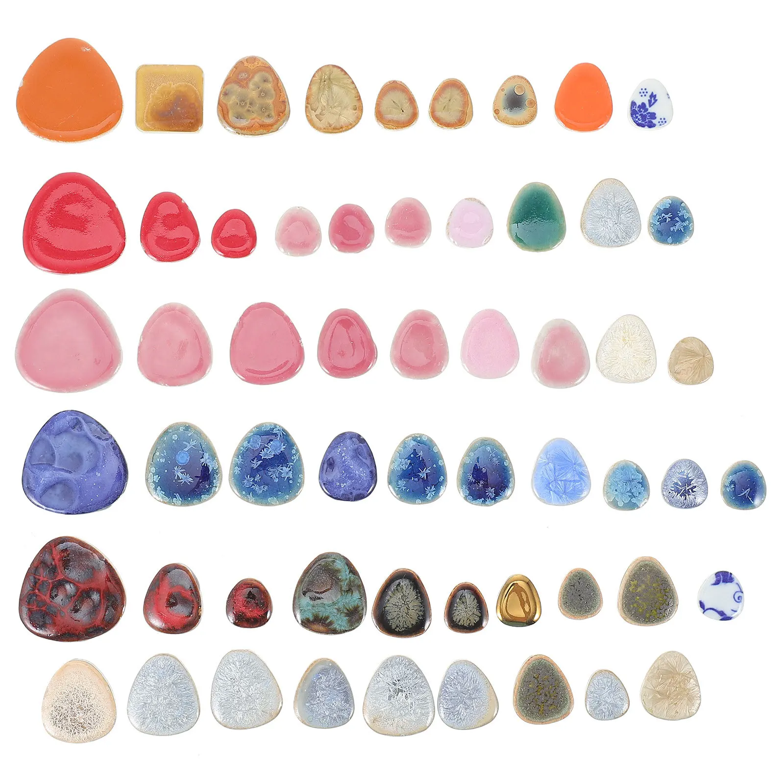 1 Bag Ceramic Stone Mosaic DIY Tiles Stones DIY Assemble Tiles Pebble Unique Irregular Shape Durable Tile Making Material
1 Bag Ceramic Stone Mosaic DIY Tiles Stones DIY Assemble Tiles Pebble Unique Irregular Shape Durable Tile Making Material
