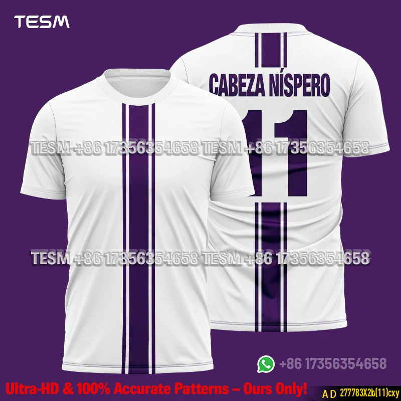 TESM Men Jaen Style Football Jersey Breathable 3D Print Soccer Shirt Fans Sports T-Shirt Family Matching Kids Training Tops
TESM Men Jaen Style Football Jersey Breathable 3D Print Soccer Shirt Fans Sports T-Shirt Family Matching Kids Training Tops