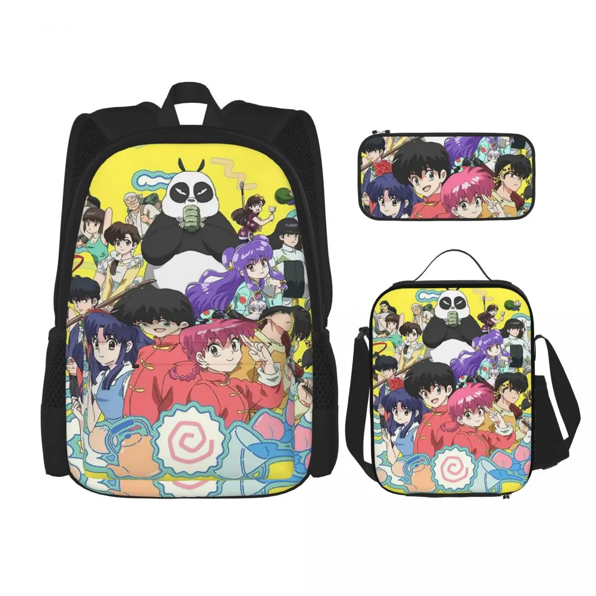 Ranma 1/2 Saotome Pig Girls P Chan Рюкзаки для мальчиков и девочек Сумка для книг Детские школьные сумки Рюкзак Сумка для обеда Сумка для ручек Набор из трех предметов
Ranma 1/2 Saotome Pig Girls P Chan Рюкзаки для мальчиков и девочек Сумка для книг Детские школьные сумки Рюкзак Сумка для обеда Сумка для ручек Набор из трех предметов