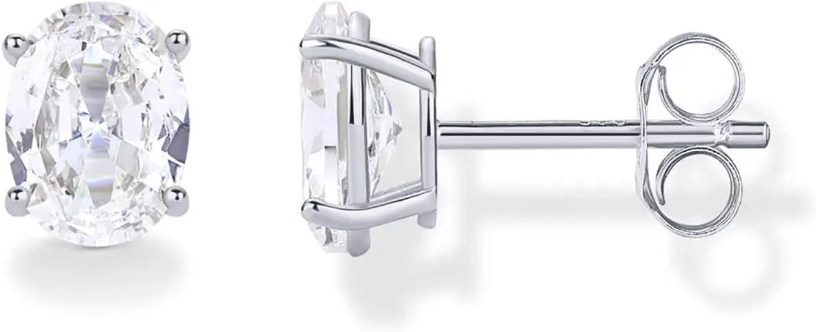 14K Gold Plated 925 Sterling Silver Cubic Zirconia Stud Earrings for Women - Simulated Diamond CZ Earrings
14K Gold Plated 925 Sterling Silver Cubic Zirconia Stud Earrings for Women - Simulated Diamond CZ Earrings