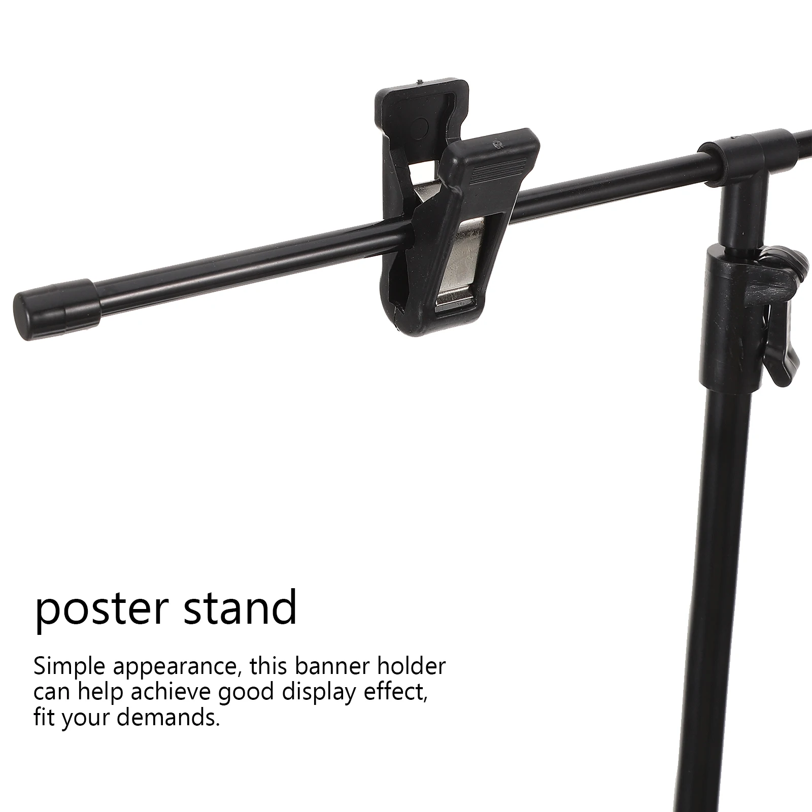 Adjustable Poster Banner Stands For Display Banner Holder Stainless Steel Table Top Sign Stand JHB05A Black
Adjustable Poster Banner Stands For Display Banner Holder Stainless Steel Table Top Sign Stand JHB05A Black