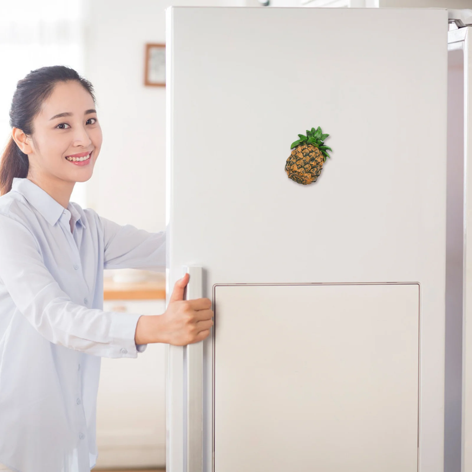 3D Stereo Fruit Shaped Fridge Pineapple Refrigerator Creative Kitchen Decorative Ornament Magnetic Sticker Decor
3D Stereo Fruit Shaped Fridge Pineapple Refrigerator Creative Kitchen Decorative Ornament Magnetic Sticker Decor