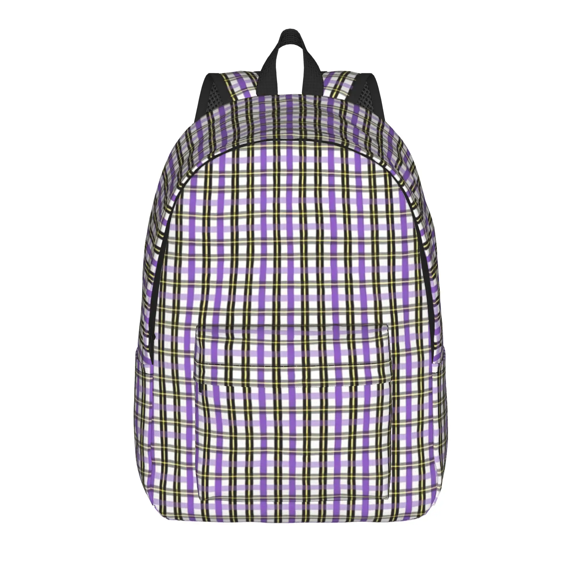 Enby Pride Tartan Casual Backpack Outdoor High School Business Daypack for Men Women Laptop Computer Shoulder Bag
Enby Pride Tartan Casual Backpack Outdoor High School Business Daypack for Men Women Laptop Computer Shoulder Bag